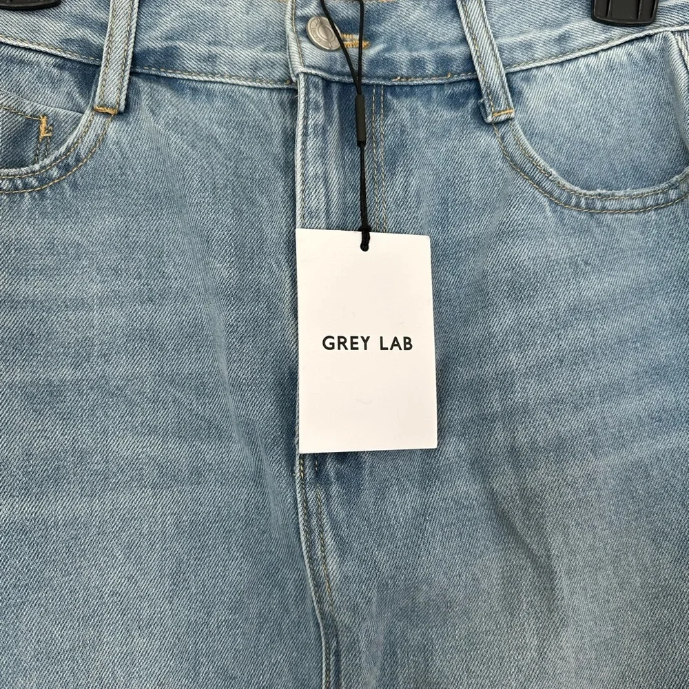 GREY LAB Light Blue Denim Skirt - Picture 4 of 8